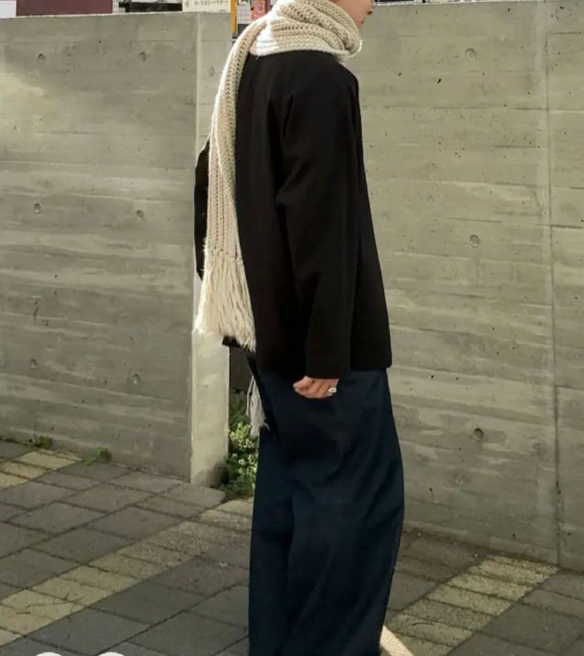 【BATONER♥半額以下】 バトナー ローゲージマフラー アルパカ シルク混