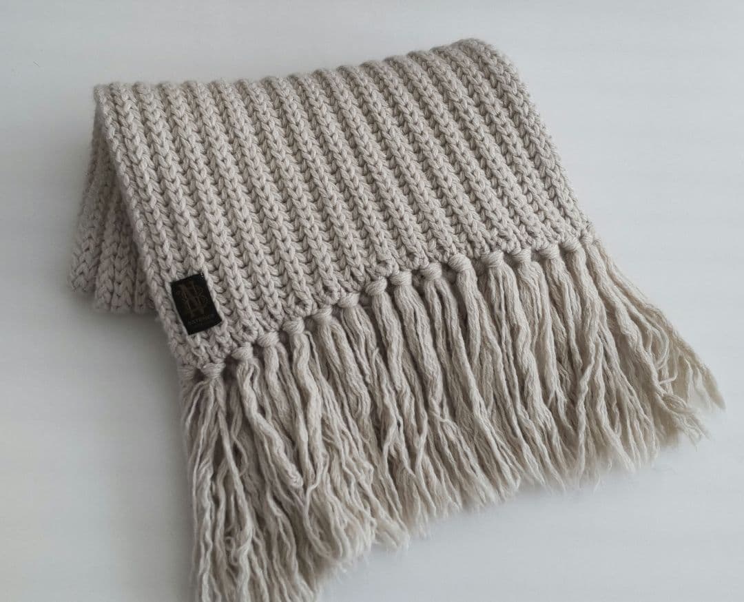 【BATONER♥半額以下】 バトナー ローゲージマフラー アルパカ シルク混