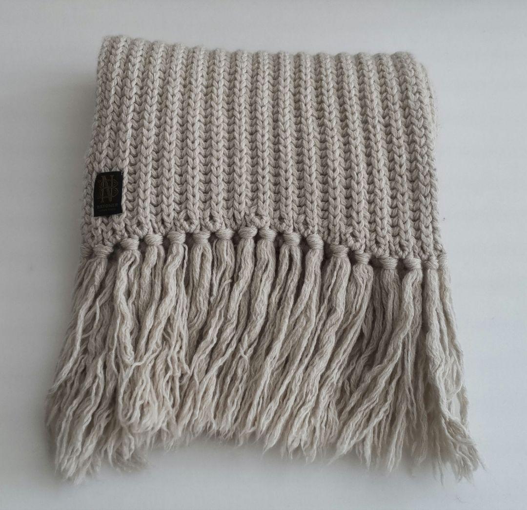 【BATONER♥半額以下】 バトナー ローゲージマフラー アルパカ シルク混