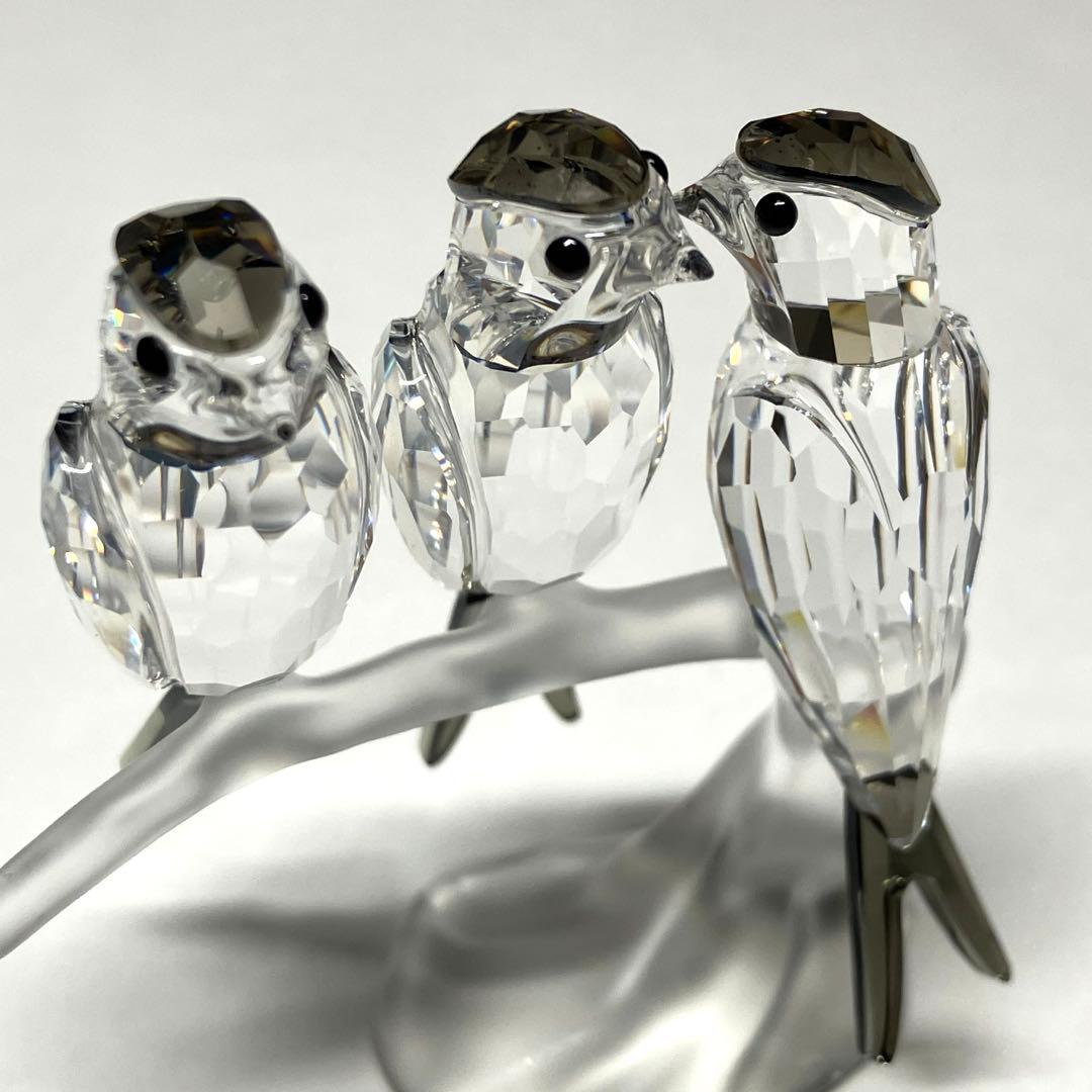 スワロフスキー置物　鳥