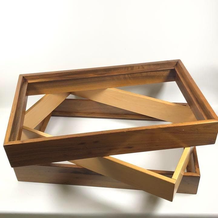 Schonwald シェーンバルド シナリオプレゼンター セット　木枠　ブラウン