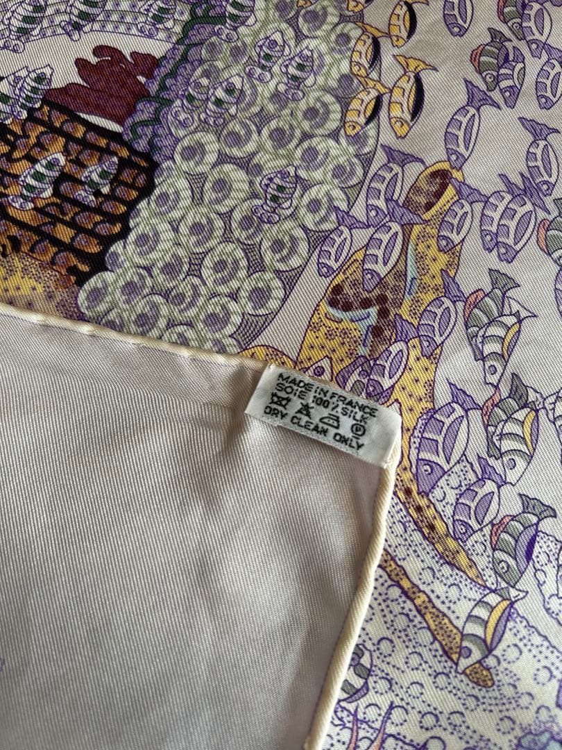 エルメス　カレ　90 RENCONTRE OCÉANE 大西洋の出会い