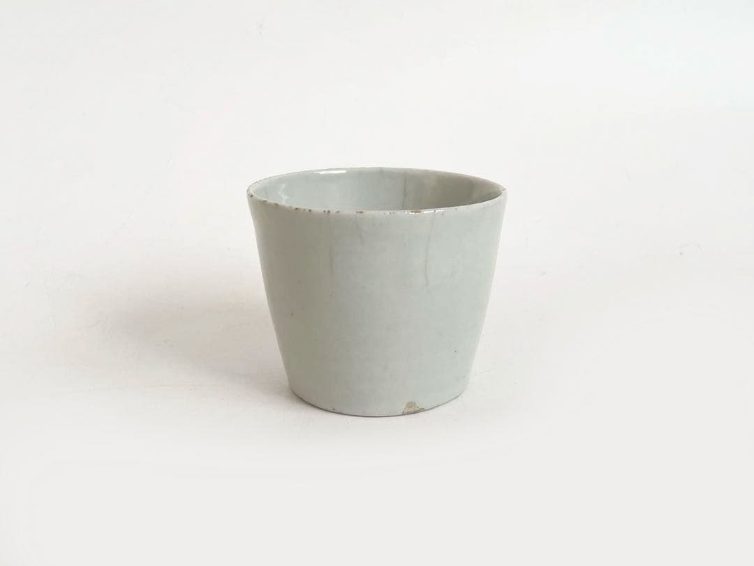 骨董　アンティーク　古伊万里　白磁　蕎麦猪口　ニュウあり