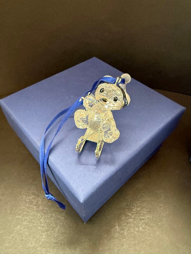 SWAROVSKI　オーナメント　スワロフスキー　クリスベア　ソリ