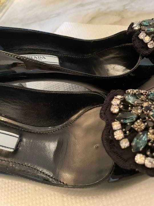 PRADA エナメル　ピンヒール　値下げ
