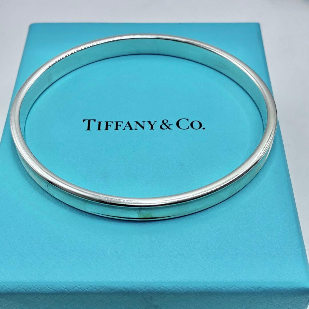 【極美品】ティファニー 1837 ナロー バングル ブレスレット　腕周り19cm