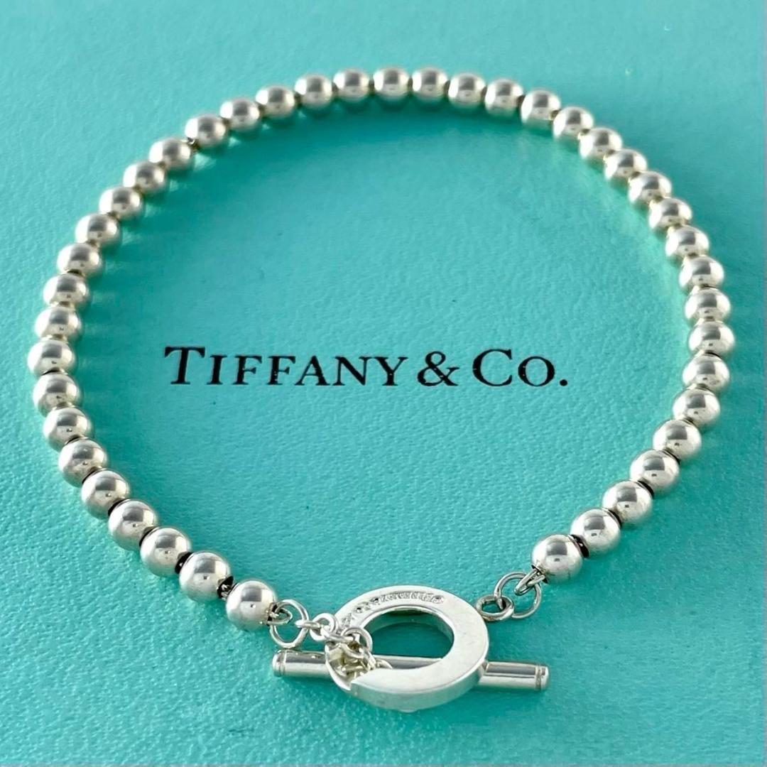 ティファニー 希少 トグル ボールチェーン ブレスレット シルバー R84fe
