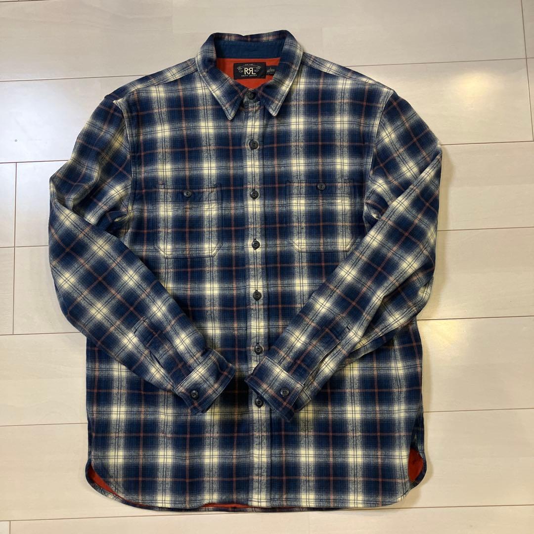 RRL 厚手ネルシャツ