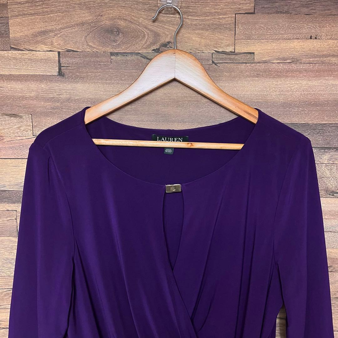 【新品】LAUREN RALPH LAUREN ロイヤルカシュクールドレス