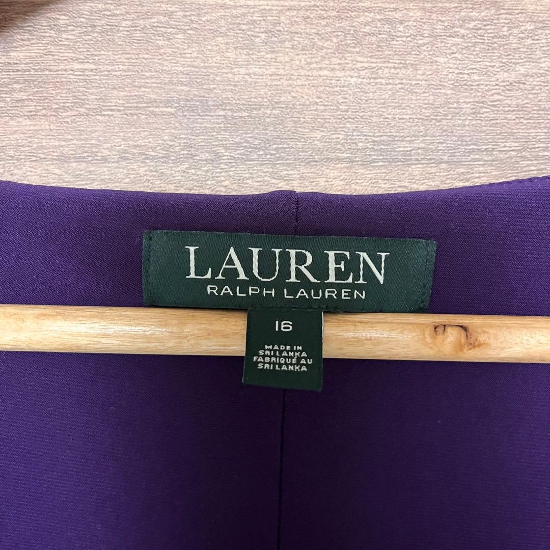 【新品】LAUREN RALPH LAUREN ロイヤルカシュクールドレス
