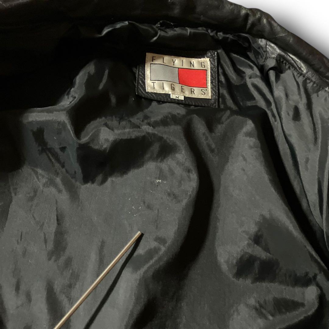 ばなな√ 様☆vintageレザージャケット本革リアルカウレザーシングル短丈ブル