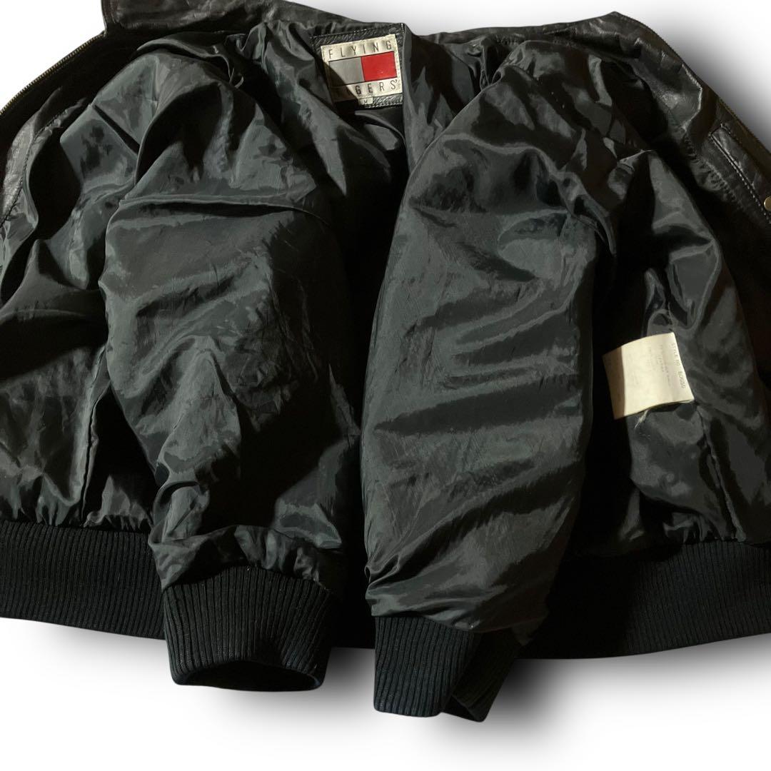 ばなな√ 様☆vintageレザージャケット本革リアルカウレザーシングル短丈ブル