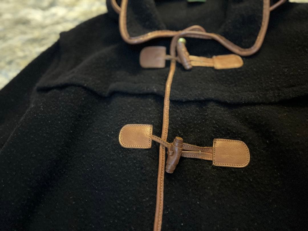 【希少ヴィンテージ】イルビゾンテ レザー×ウール ダッフルコート 2way