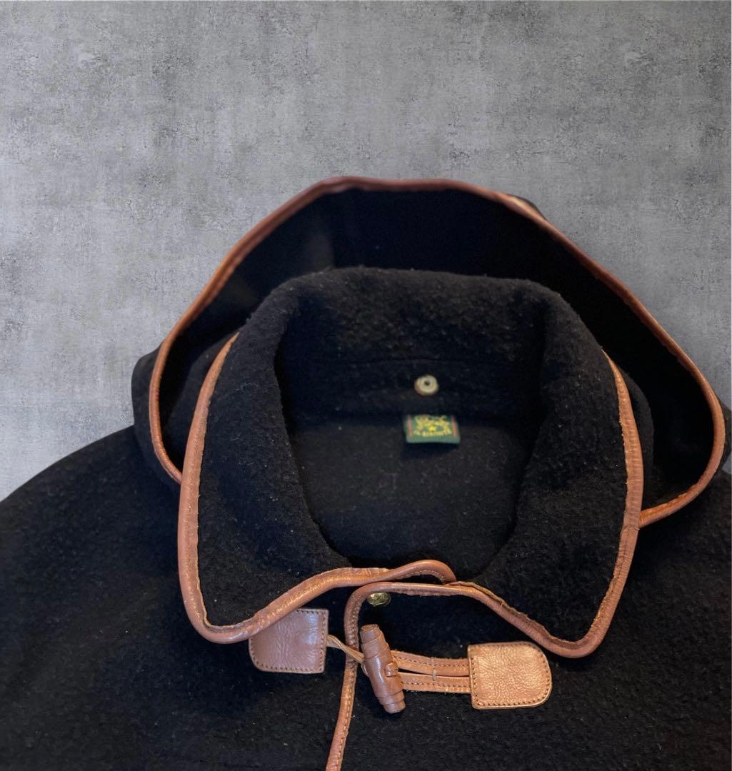 【希少ヴィンテージ】イルビゾンテ レザー×ウール ダッフルコート 2way