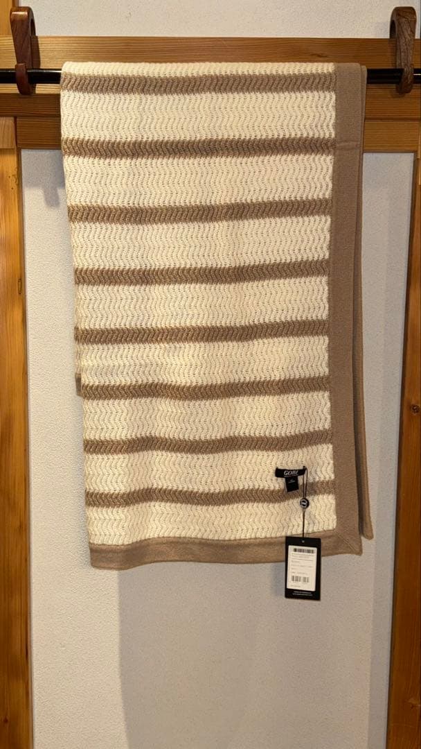 【新品・未使用】カシミヤ100％ ブランケット 120×100cm