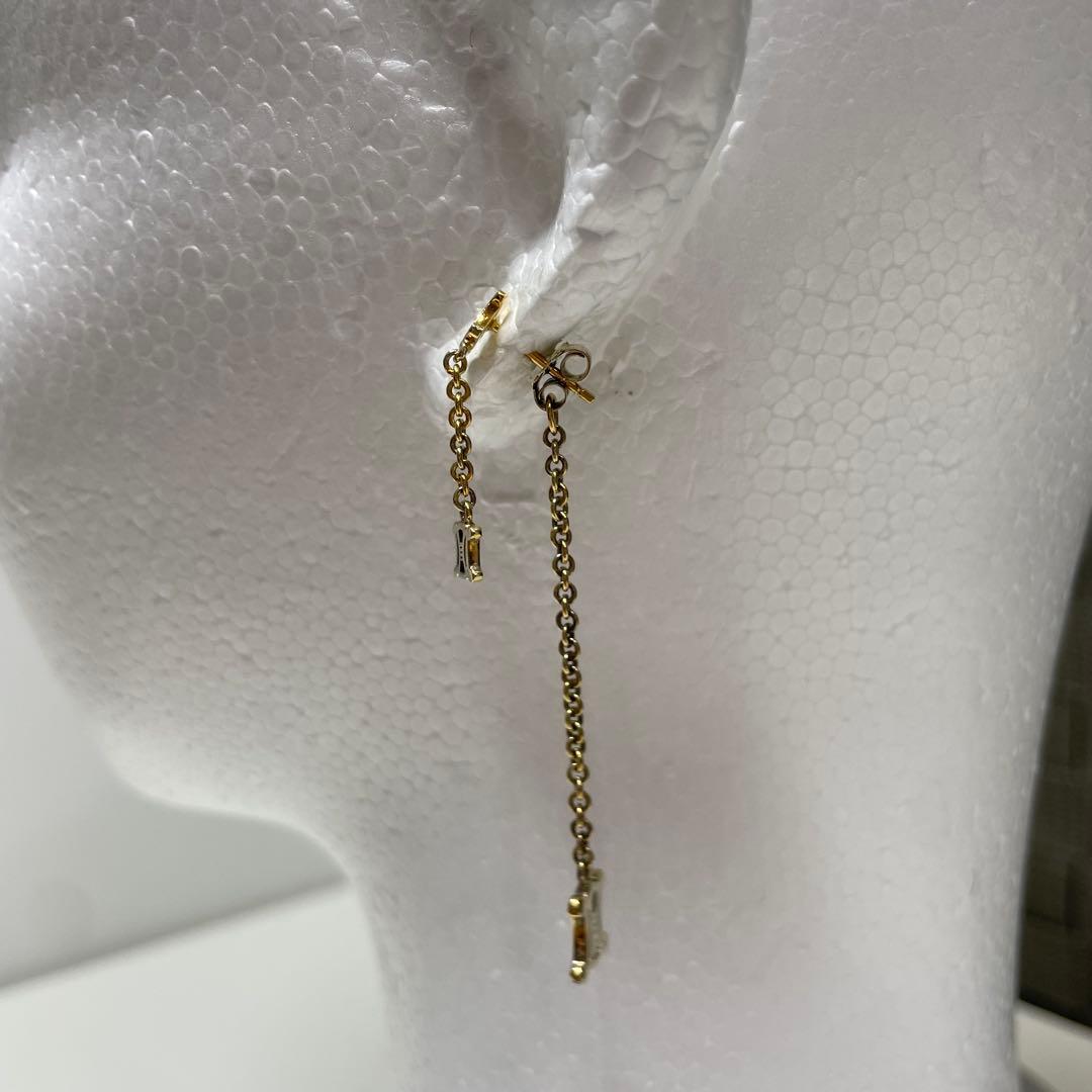 J*1様 CELINE ゴールド チェーン付き トリオンフ　ピアス