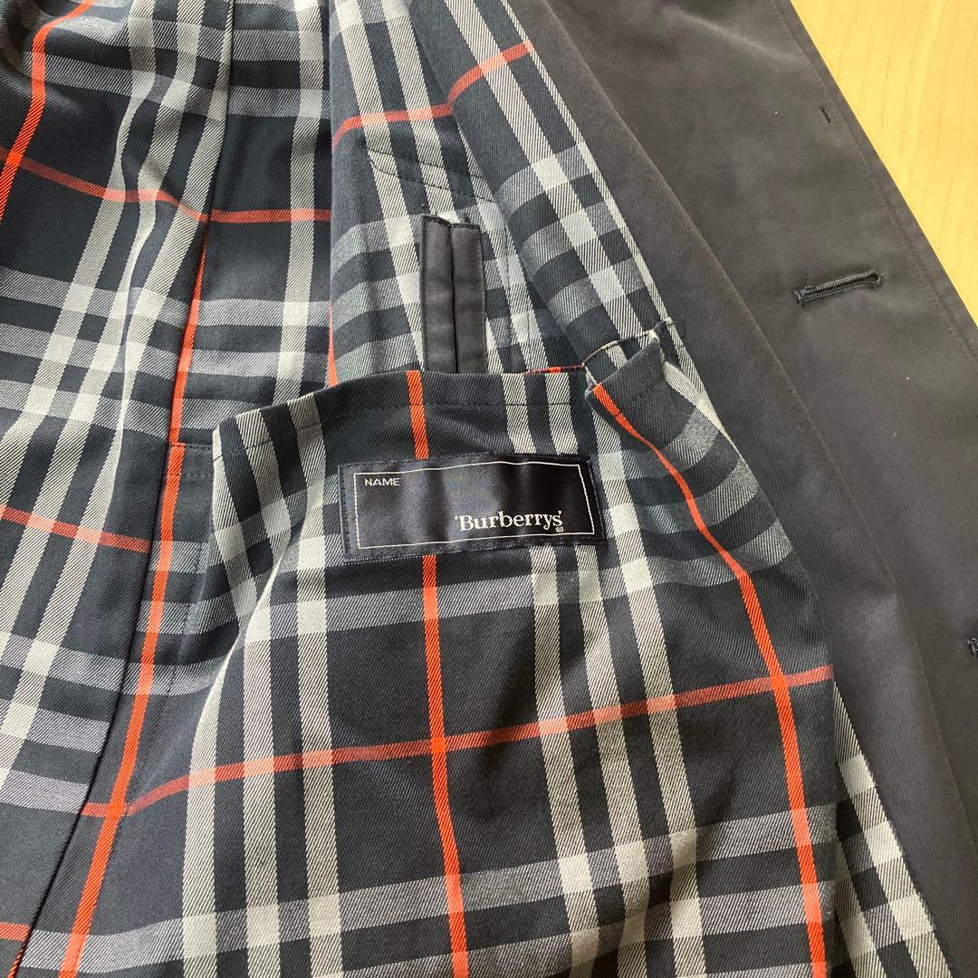 Burberrys ステンカラーコート ネイビー