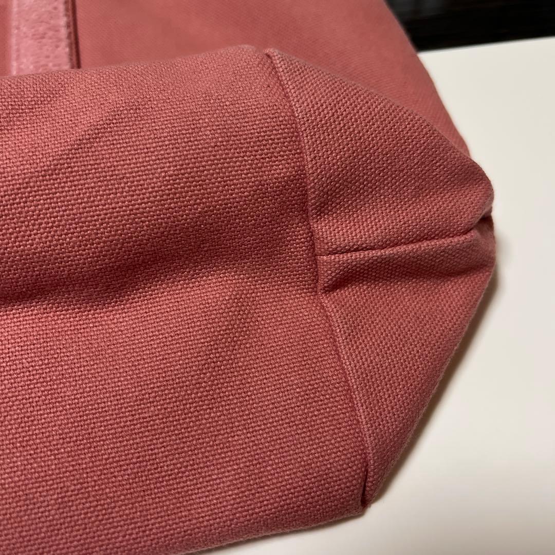 ラブラリーバイフェイラー　オールドテディガール　ワッペントートバッグ　ピンク