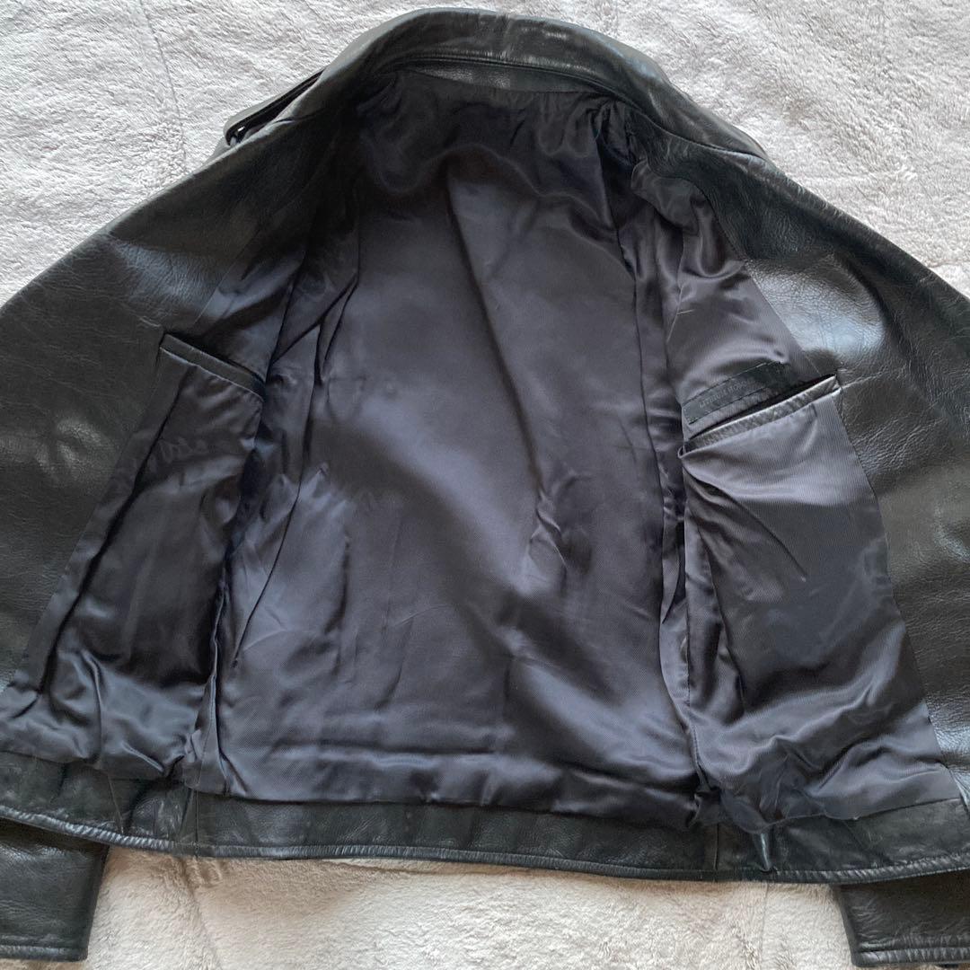 Lithium Homme リチウムオム　 レザー　ダブルライダース 42