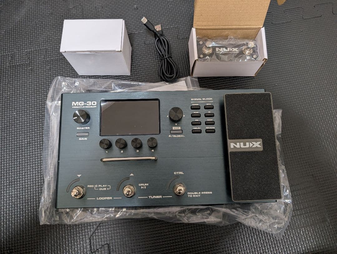 タイムセール　NUX MG-30 ギターエフェクター