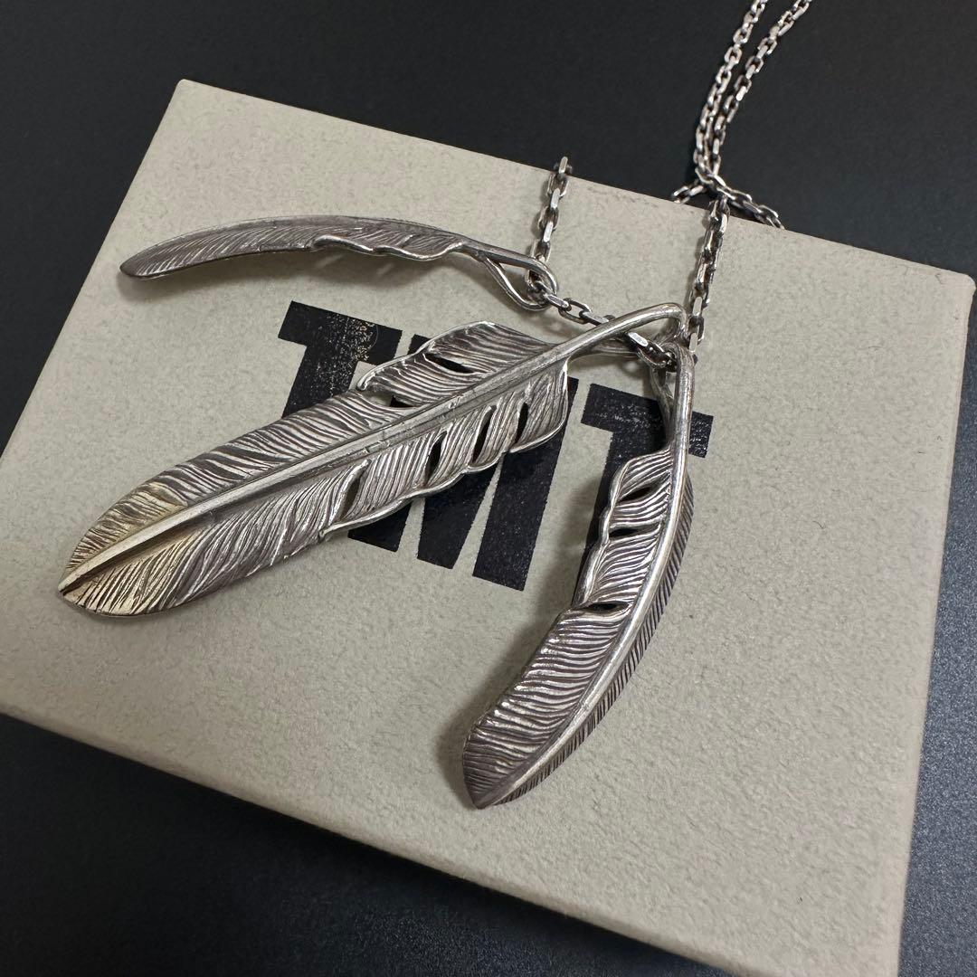 TMT×HARIM 3連フェザーネックレス ティーエムティー ハリム SV925