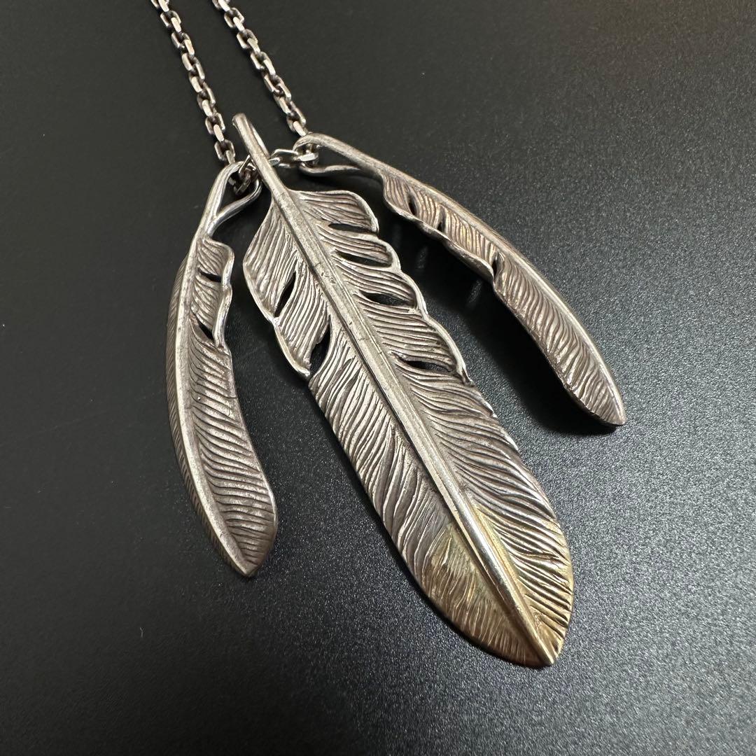 TMT×HARIM 3連フェザーネックレス ティーエムティー ハリム SV925