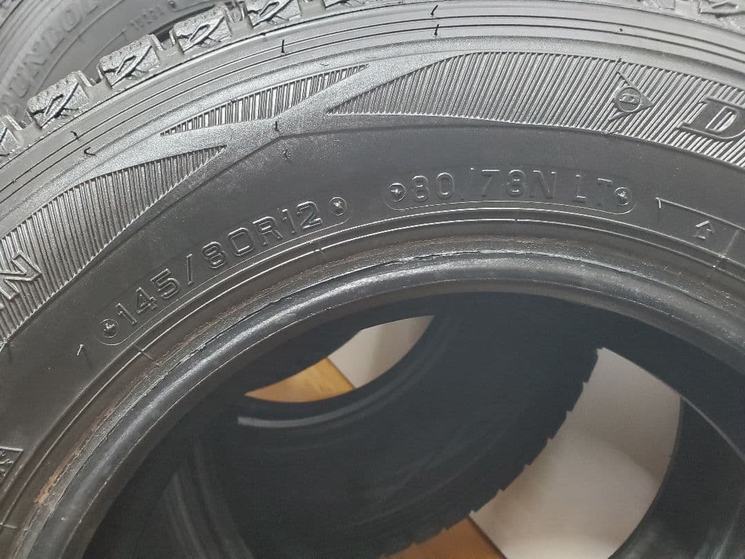 145/80R12 80/78N LT 23年式 ダンロップ SV01