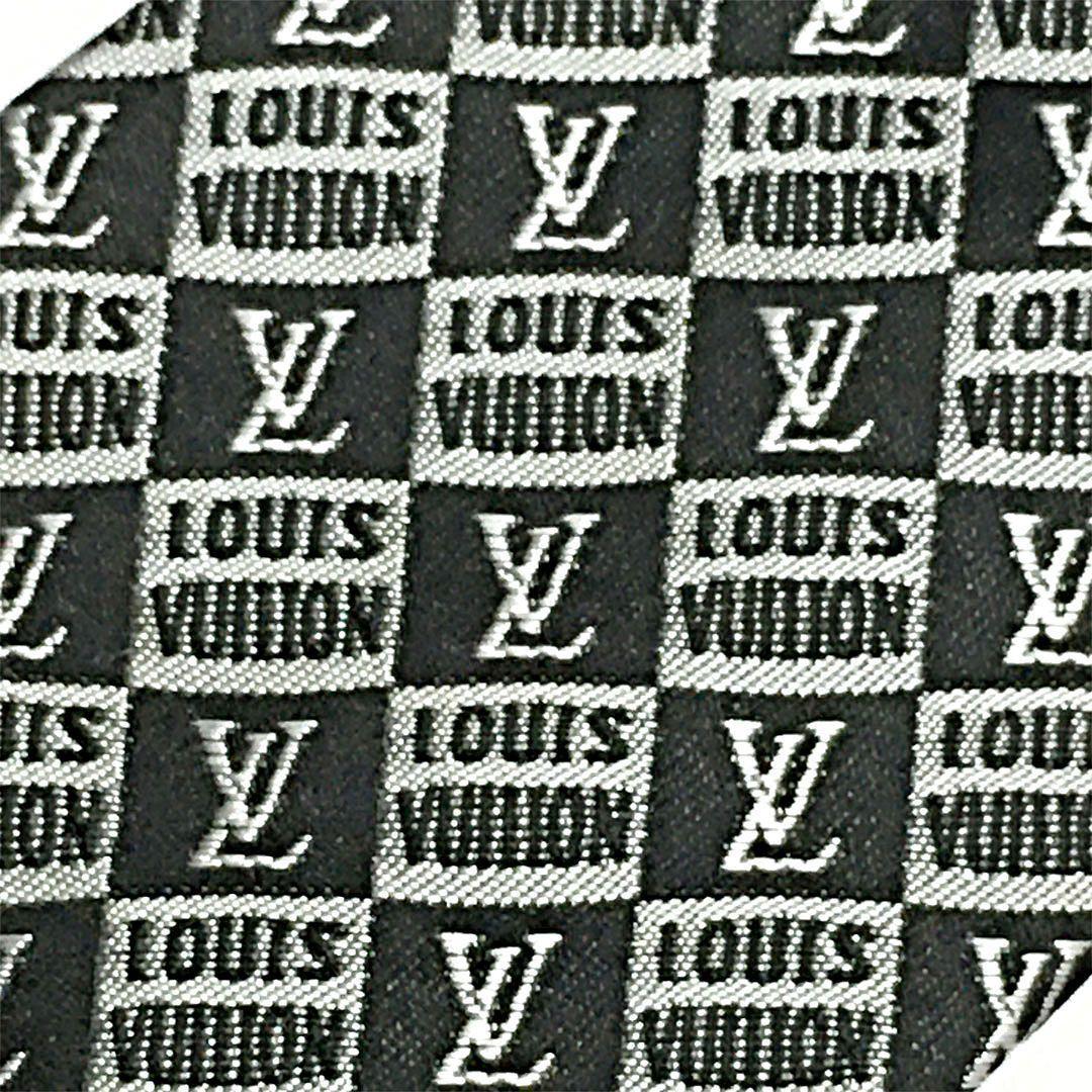 未使用級 ルイヴィトン Louis Vuitton ネクタイ シル LV柄