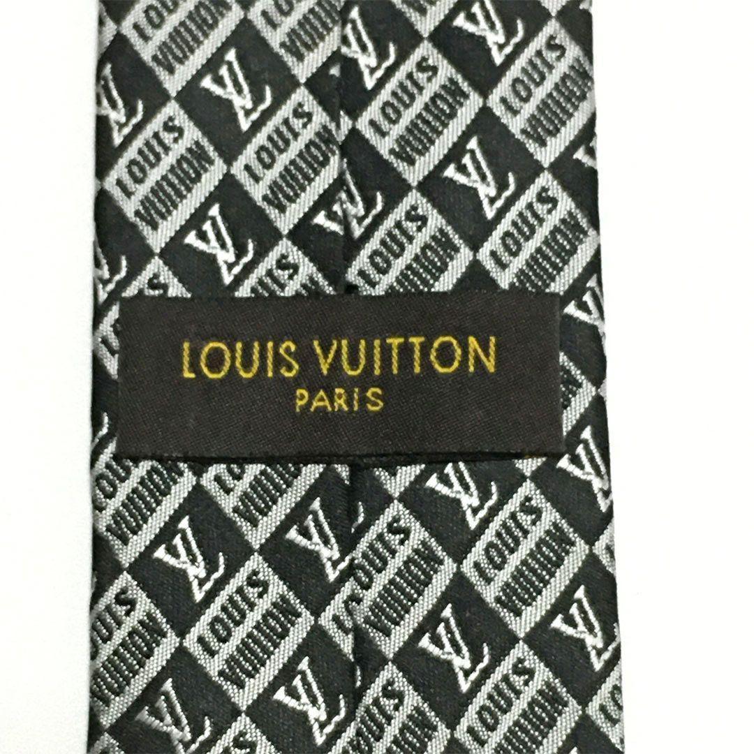 未使用級 ルイヴィトン Louis Vuitton ネクタイ シル LV柄
