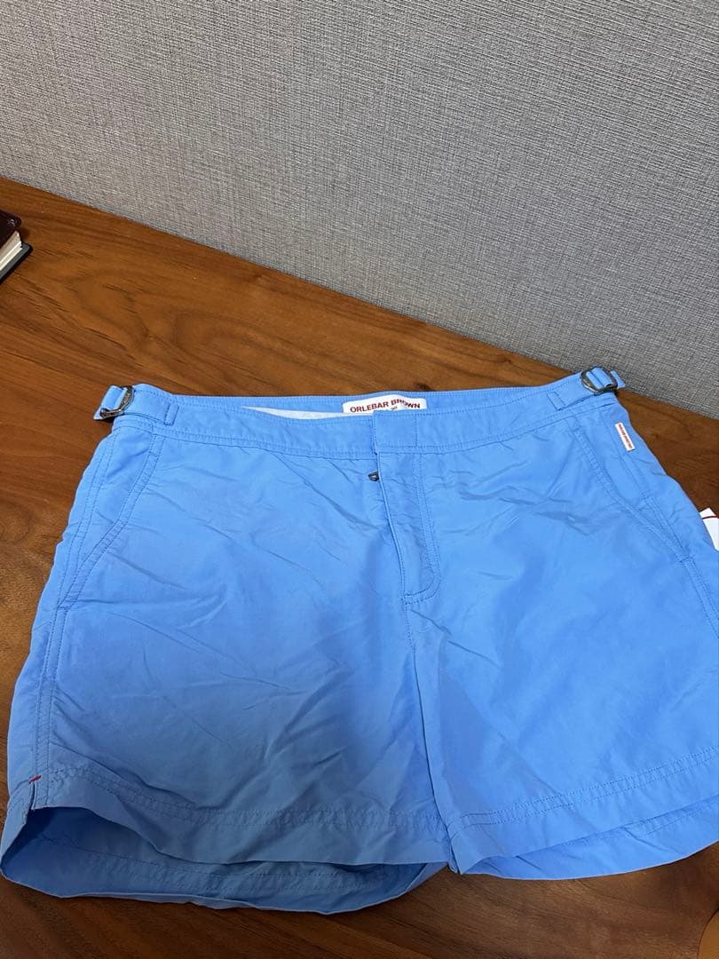 オールバーブラウン 水色 ショートパンツ 30美品