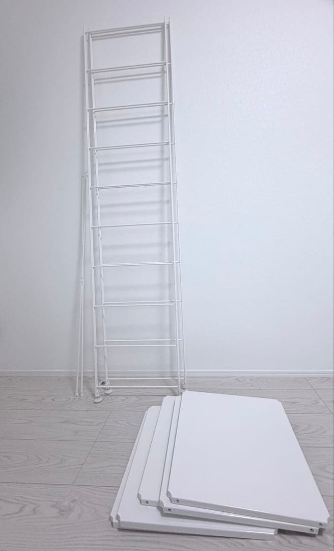 スチールユニットシェルフ・スチール棚セット・大・ライトグレー