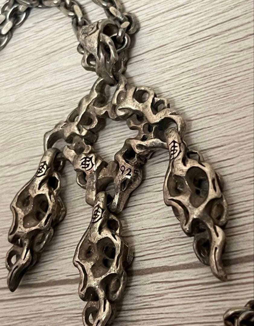 -*-様 K*様 シルバー925 高重量ネックレス