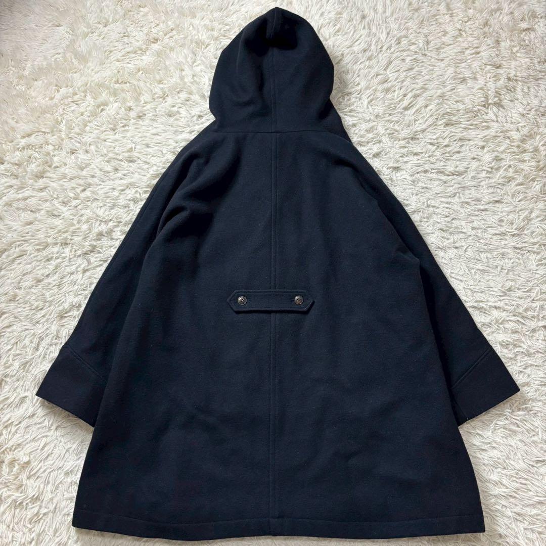 LOISIR ロワズィール　フーデッドコート　ポンチョ風　38