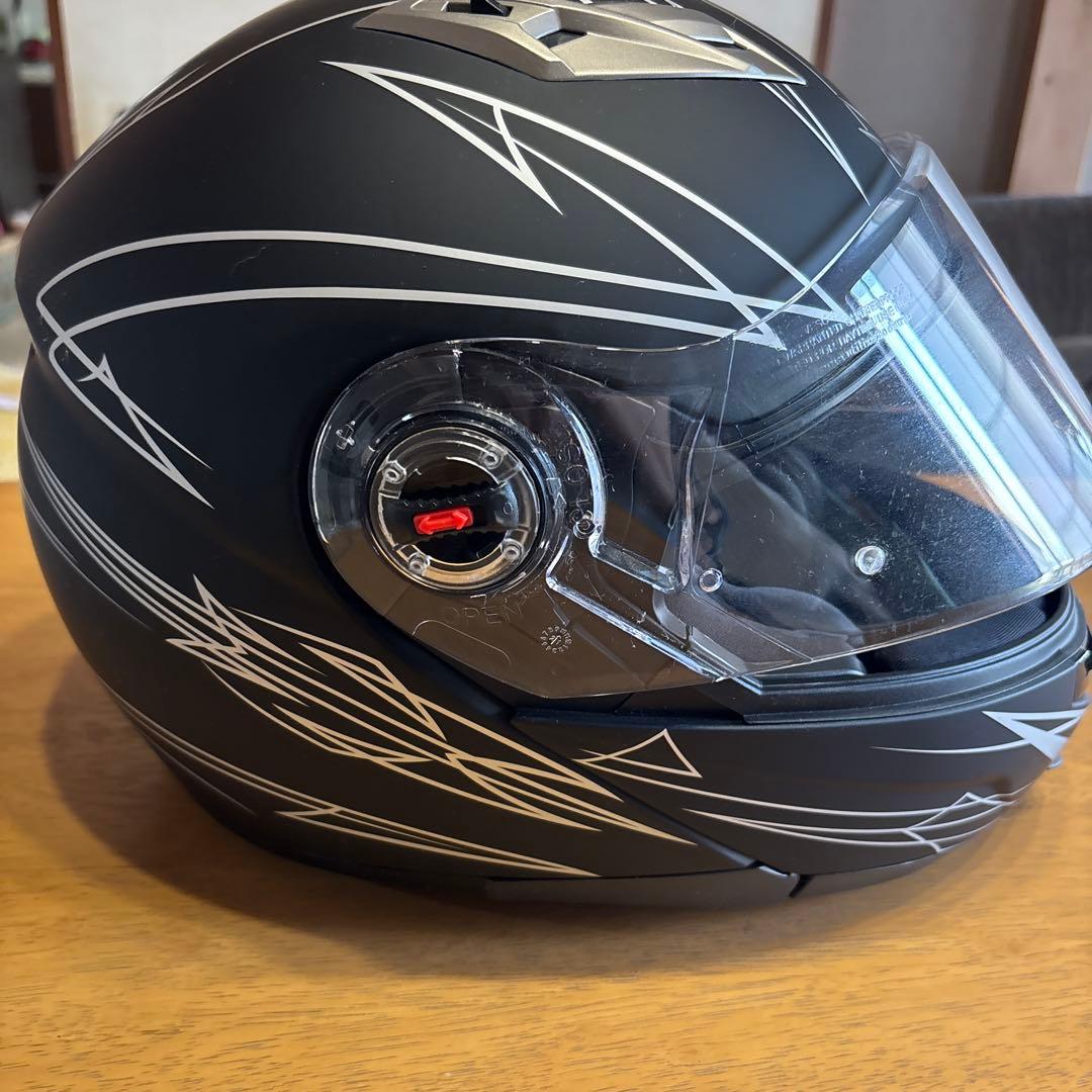 フルフェイスヘルメット ブラック/ インカム付き