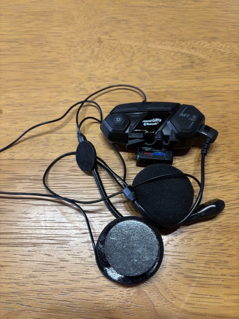 フルフェイスヘルメット ブラック/ インカム付き