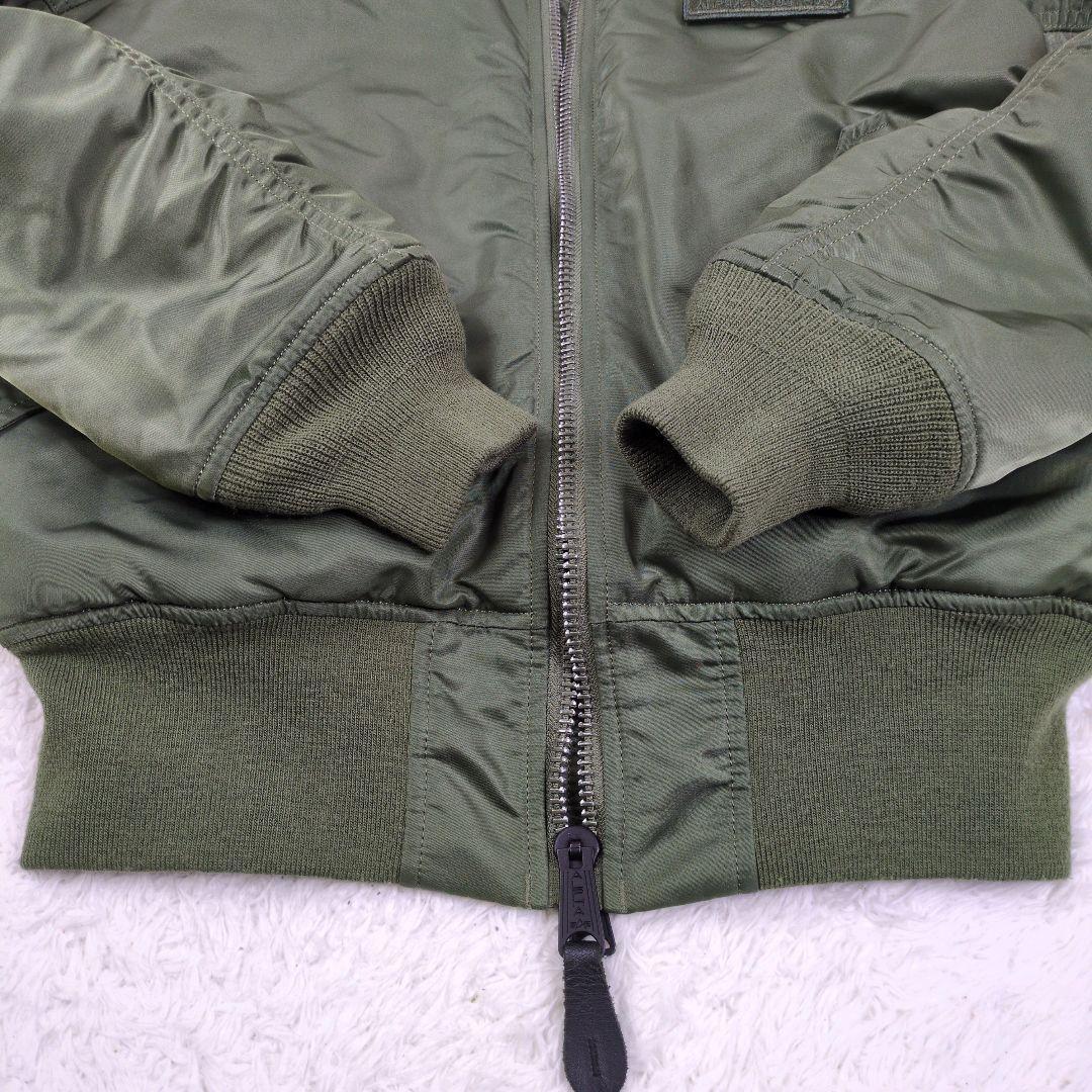 希少 赤ロゴ ALPHA アーチロゴ ワッペン フライトジャケット MA-1