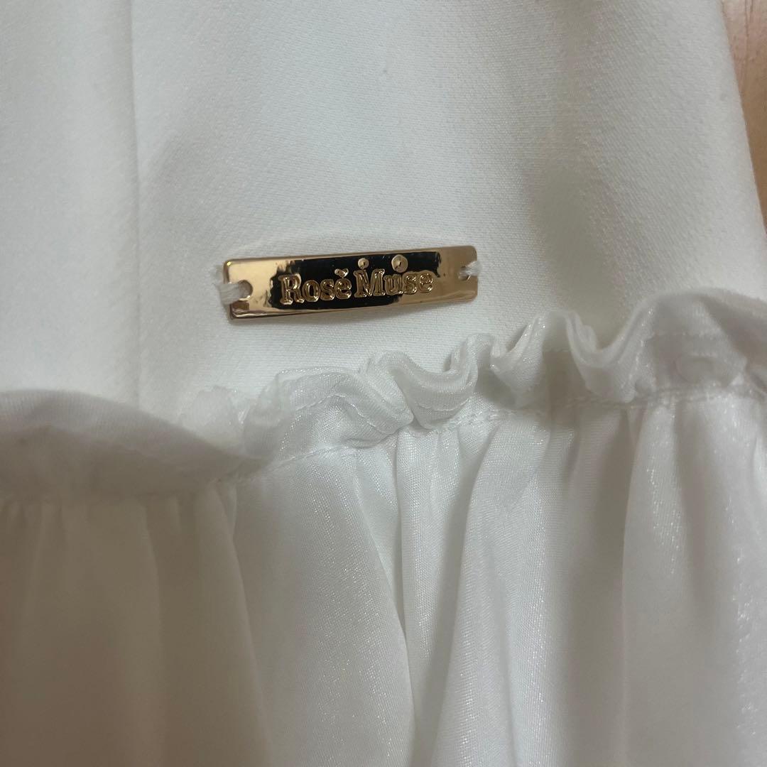 Rosé Muse organdy frills skirt pants M