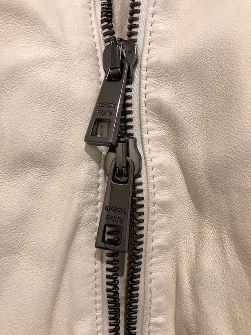 GIORGIO BRATOジョルジオブラット21FWラムレザーシングルライダース