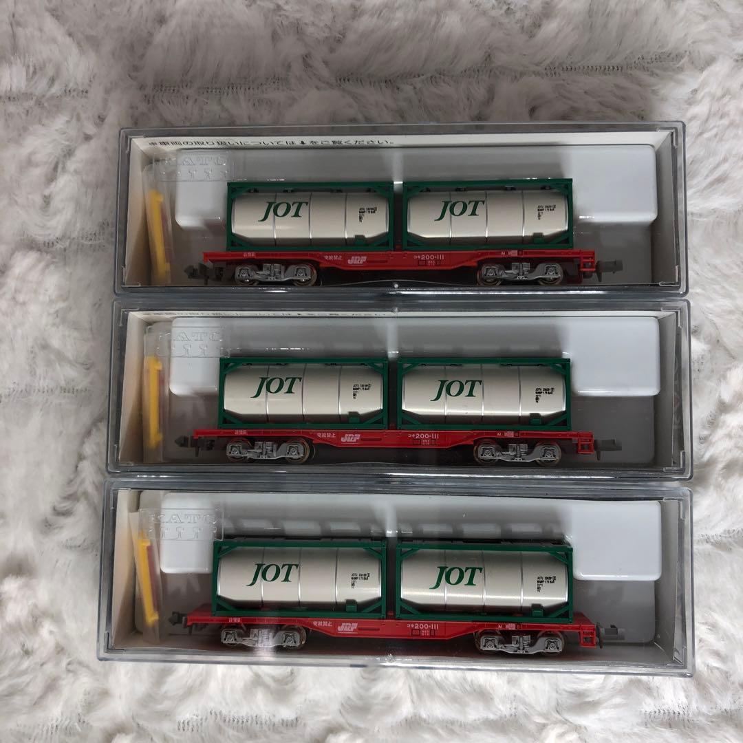 KATO 8042-1 コキ200 ISOタンクコンテナ積載 3両セット