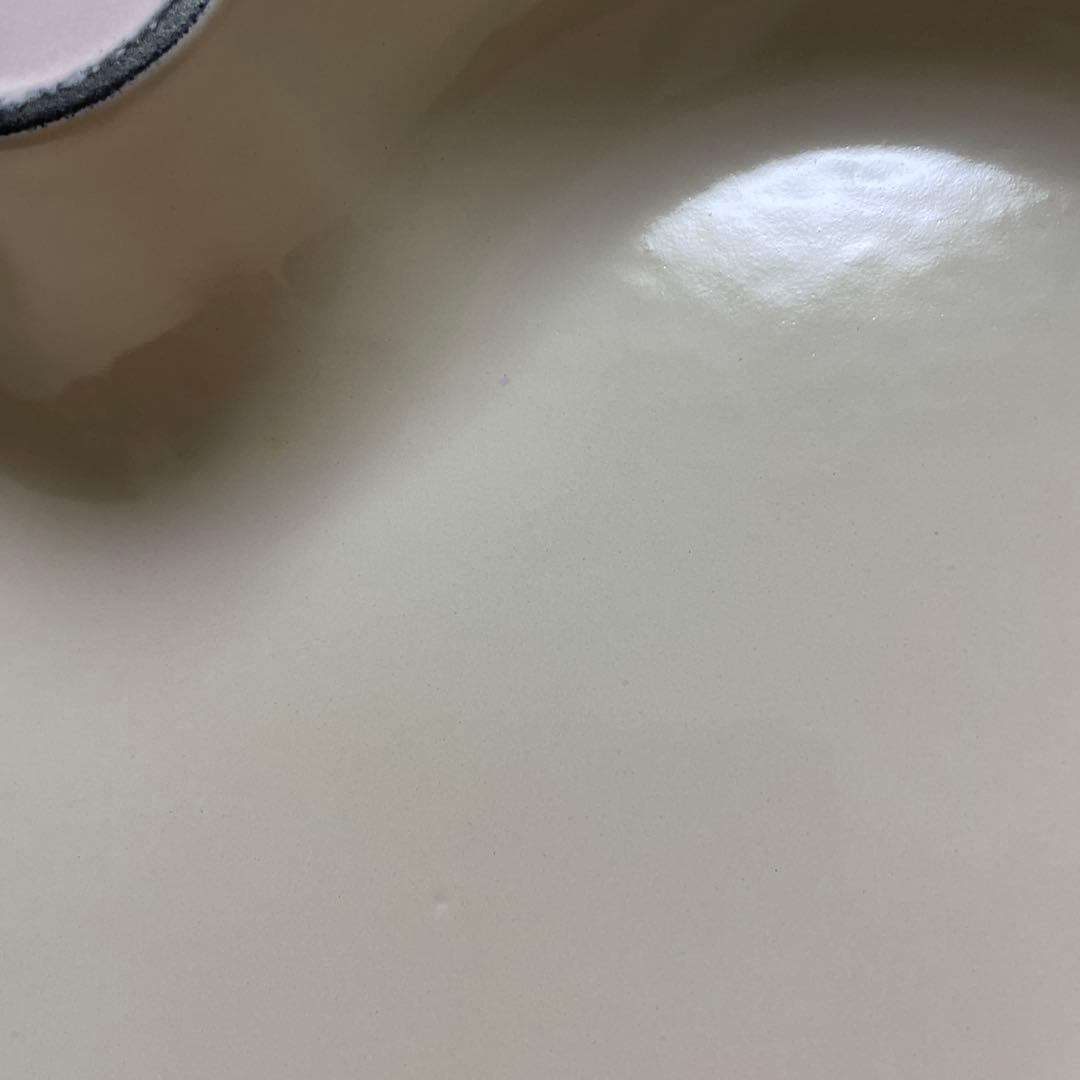 ルクルーゼ ハート　スキレット ダムール　26cm シェルピンク