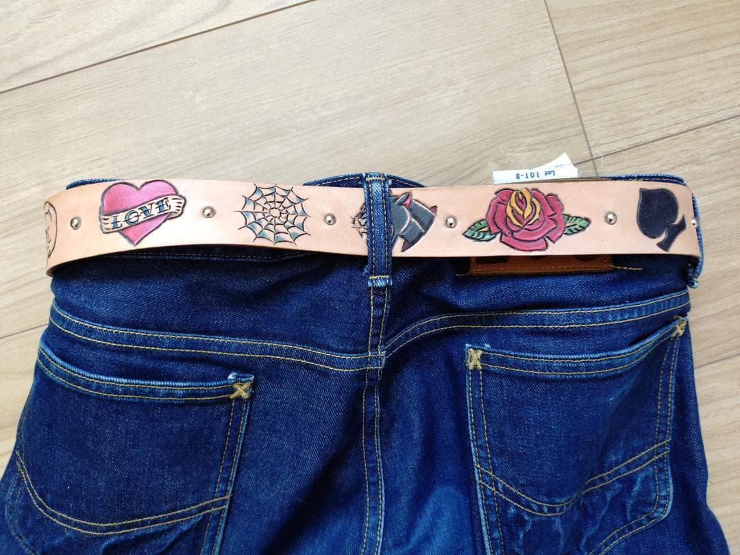 32インチ タトゥーデザインベルト グラッドハンド ジェラード グッドロッキン