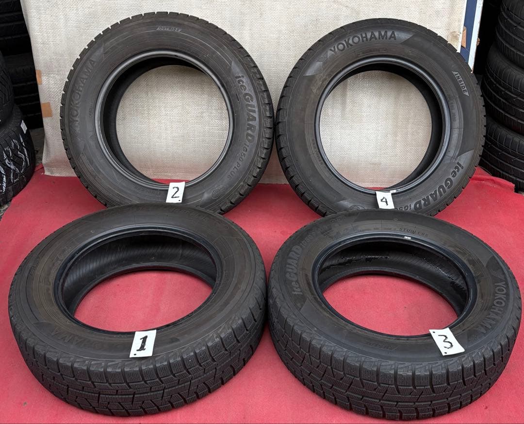 バリ山横浜スタッドレスタイヤ。4本のみ販売です。215/65R16 IG50
