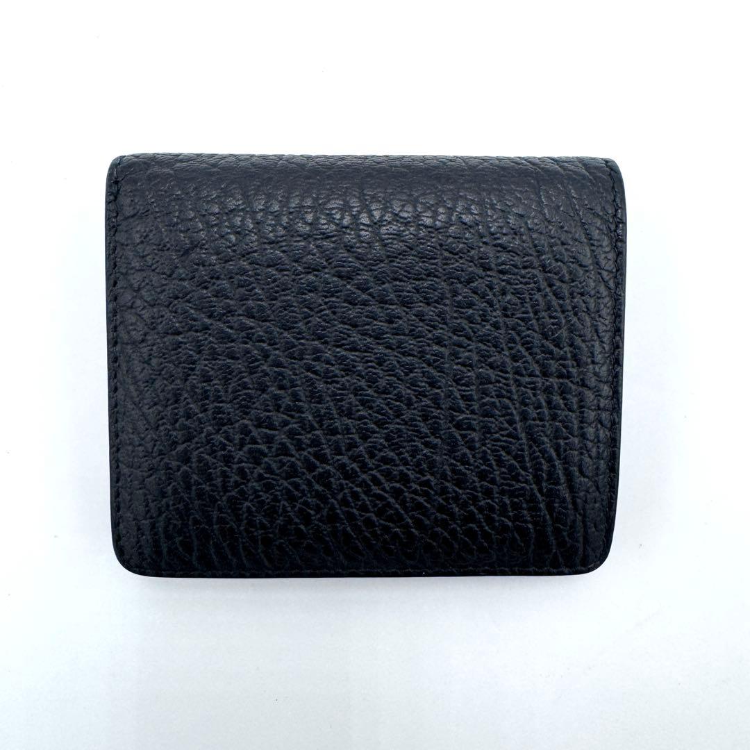 超美品☆マルジェラ 4ステッチ 二つ折り財布 バイフォールド ポッパーウォレット