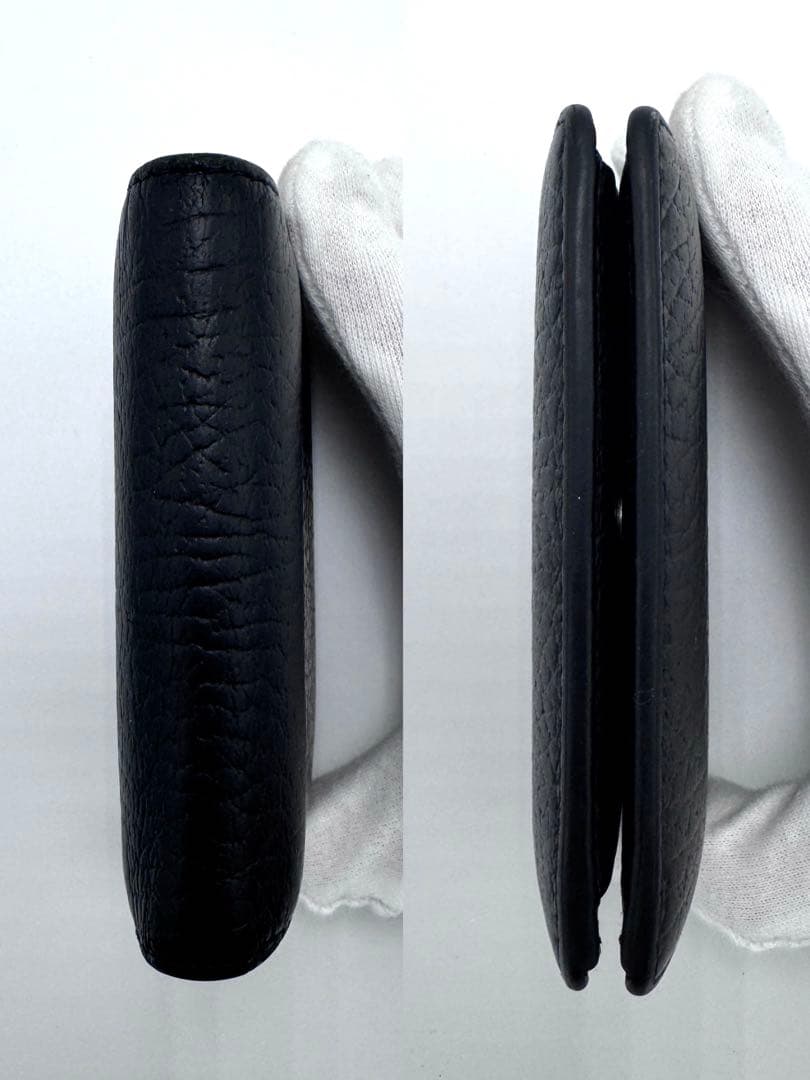 超美品☆マルジェラ 4ステッチ 二つ折り財布 バイフォールド ポッパーウォレット