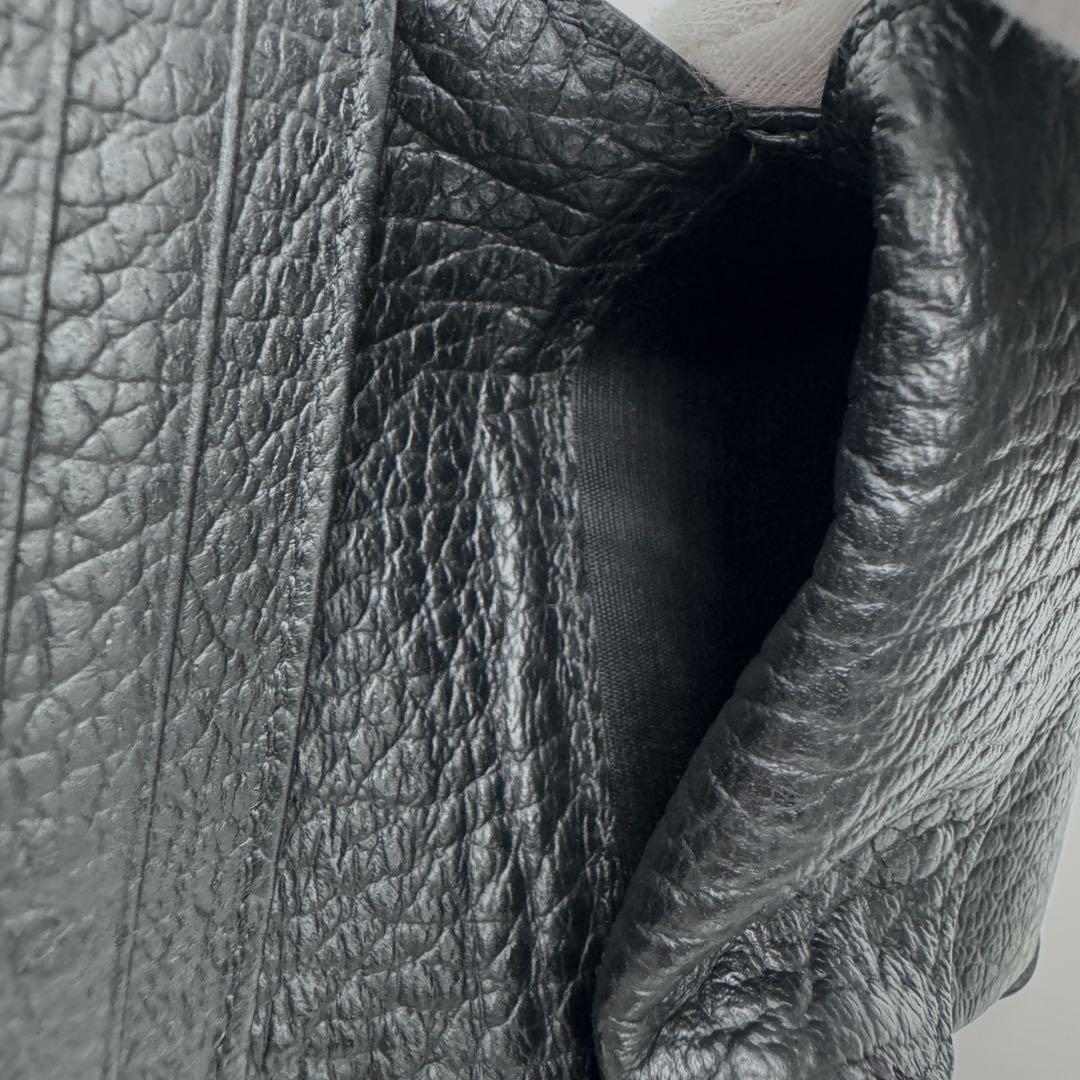 超美品☆マルジェラ 4ステッチ 二つ折り財布 バイフォールド ポッパーウォレット