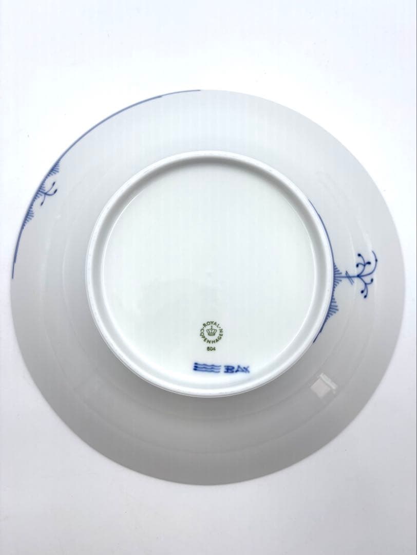 未使用保管品　ロイヤルコペンハーゲン　ブルーエレメンツ　24.5cmプレート箱付