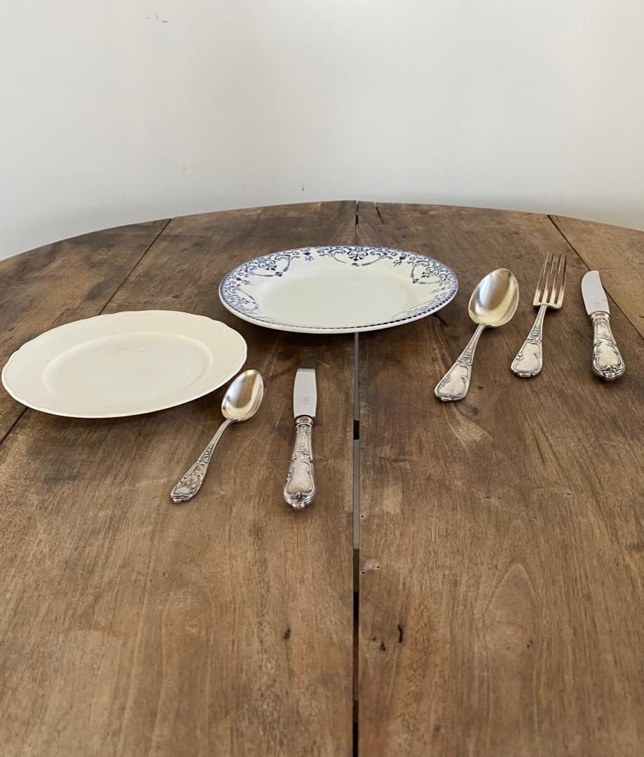 アンティーク カトラリー 5セット シルバー テーブルウェア フランス 装飾