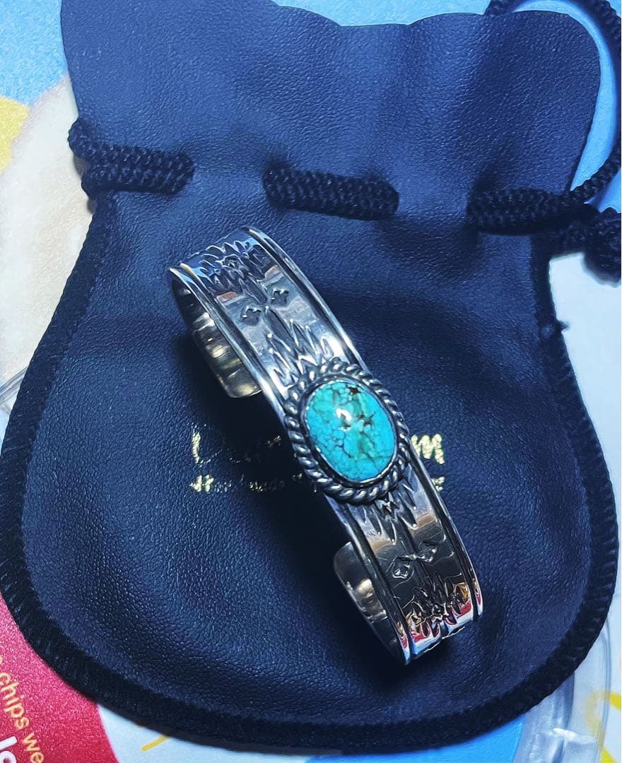 ディアブロッサムDear Blossom バングル 天然石 ターコイズ シルバー