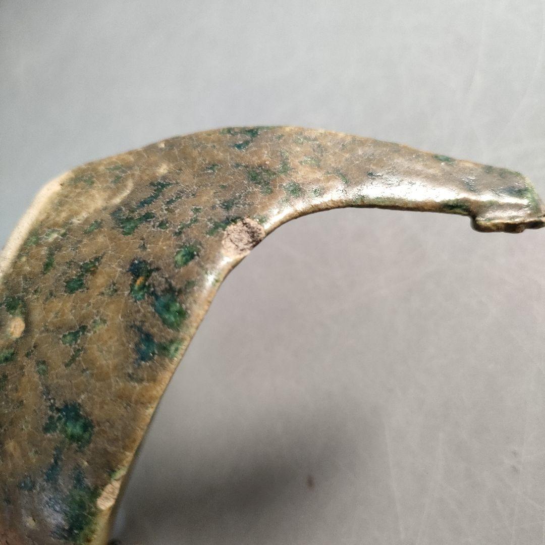 A1299-1/織部釉蓮華5客/共箱/織部焼/和食器/向付/小鉢/懐石道具/