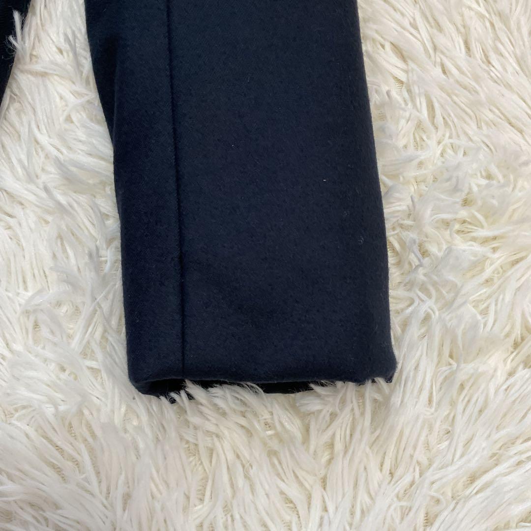 美品♪セオリーリュクス ダウン チェスターコート ロング 40 ネイビー